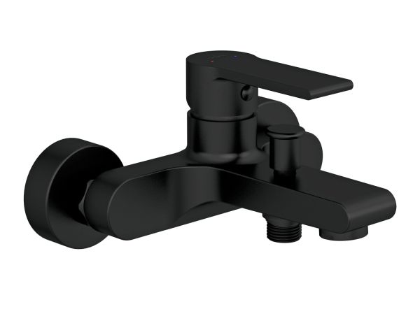 Смеситель для ванны Cersanit BRASKO BLACK однорычажный черный (63108)