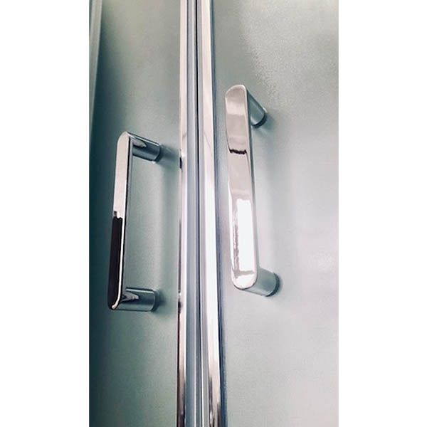 Душевая кабина Royal Bath BP 100х80 RB8100BP3-WC-CH-R с гидромассажем профиль Хром задняя стенка Белая Душевая кабина Royal Bath BP 100х80 RB8100BP3-WC-CH-R с гидромассажем профиль Хром задняя стенка Белая