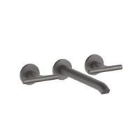 FANTINI SAILING Смеситель для раковины настенный встраиваемый, двухвентильный, внешняя часть, цвет Matt Gun Metal PVD