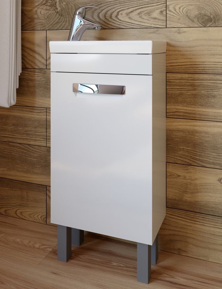 Тумба под раковину напольная VIGO Plaza tn.PLA.MIR.40.1D, 40 см, артикул tn.PLA.MIR.40.1D