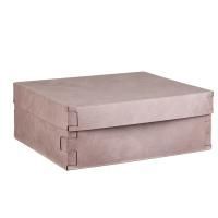 Colombo Adj Коробка Snob, 36x30H13,5 см , цвет: пепельная роза/устричный Colombo Adj Коробка Snob, 36x30H13,5 см , цвет: пепельная роза/устричный
