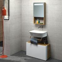 Azzurra PRUA Раковина подвесная 75х45хh18см без отв. под смеситель, цвет белый