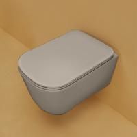 Kerasan Tribeca Унитаз подвесной 55см БЕЗОБОДКОВЫЙ, c креплением WB9N, цвет:Nocciola