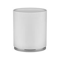 Gessi Ovale Стакан настольный, цвет белый/хром Gessi Ovale Стакан настольный, цвет белый/хром