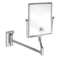 Косметическое прямоугольное подвесное зеркало SIMPLE LINE, 155x200 мм, хром, Sapho