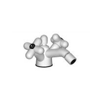 Fantini I Balocchi Смеситель для биде, 1 отв., с донным клапаном, цвет: белый матовый