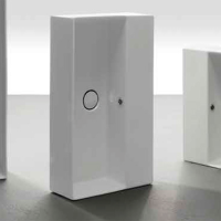 Донный клапан, Globo, для раковин, механический Push-Open, материал крышки-керамика, цвет крышки-белый