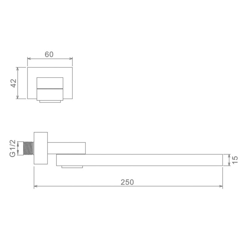 Излив с функцией переключения Raglo R473.74, хром