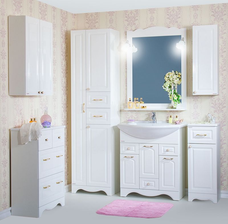 Подвесной шкаф Бриклаер Анна 32 R Белый