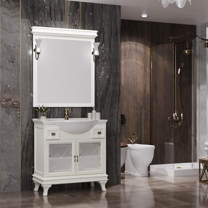 Зеркало Борджи 85 Opadiris Слоновая кость