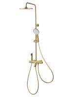 Душевая система с термостатом WONZON & WOGHAND The ONE, Брашированное золото (WW-B3094-BG)
