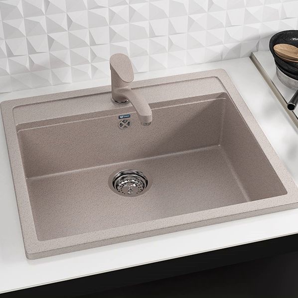 Кухонная мойка Ulgran U-104-302, песочный, артикул U-104-302