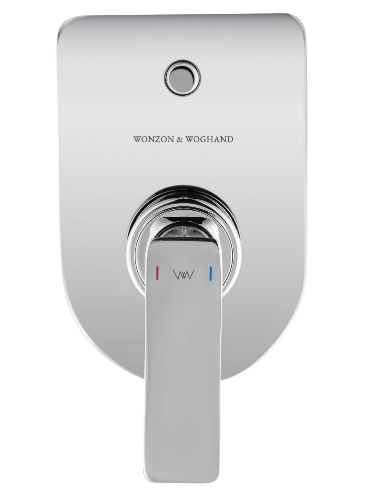 Смеситель для ванны встраиваемый WONZON & WOGHAND SHARK, Хром (WW-483700-CR)