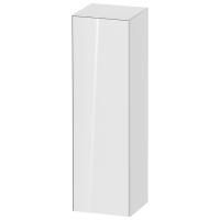 Duravit White Tulip Шкаф подвесной, 1320x400x360 мм, 1 дверца, 3 стекл полки с алюм, петли справа, цвет: белый высокоглянцевый