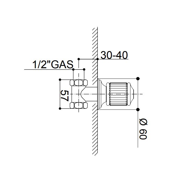 Bongio Cristallo Кран, цвет хром/хрусталь