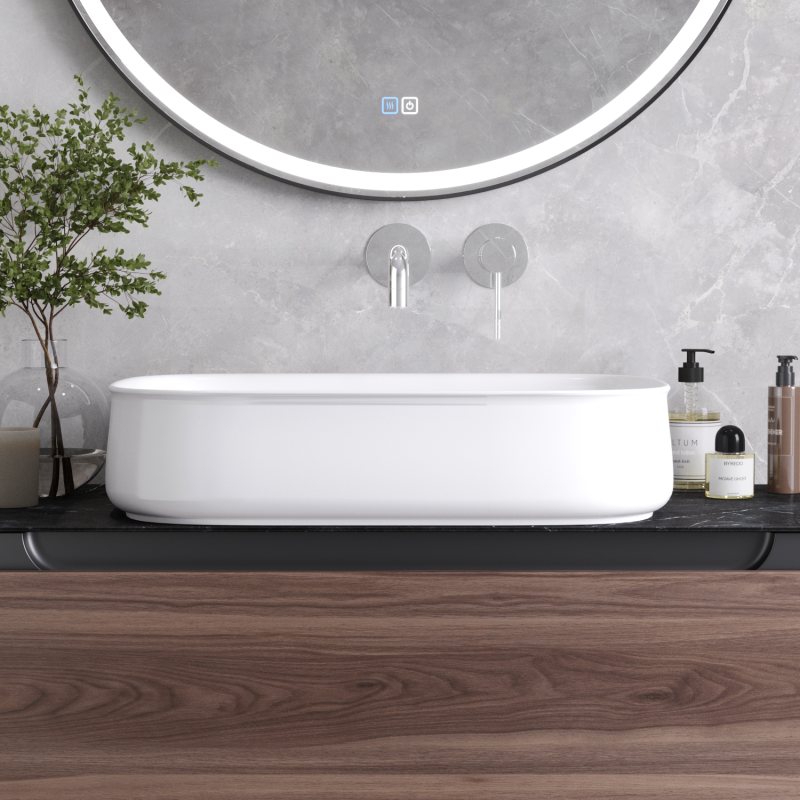 Раковина накладная керамическая CZR-6582, артикул CZR-6582