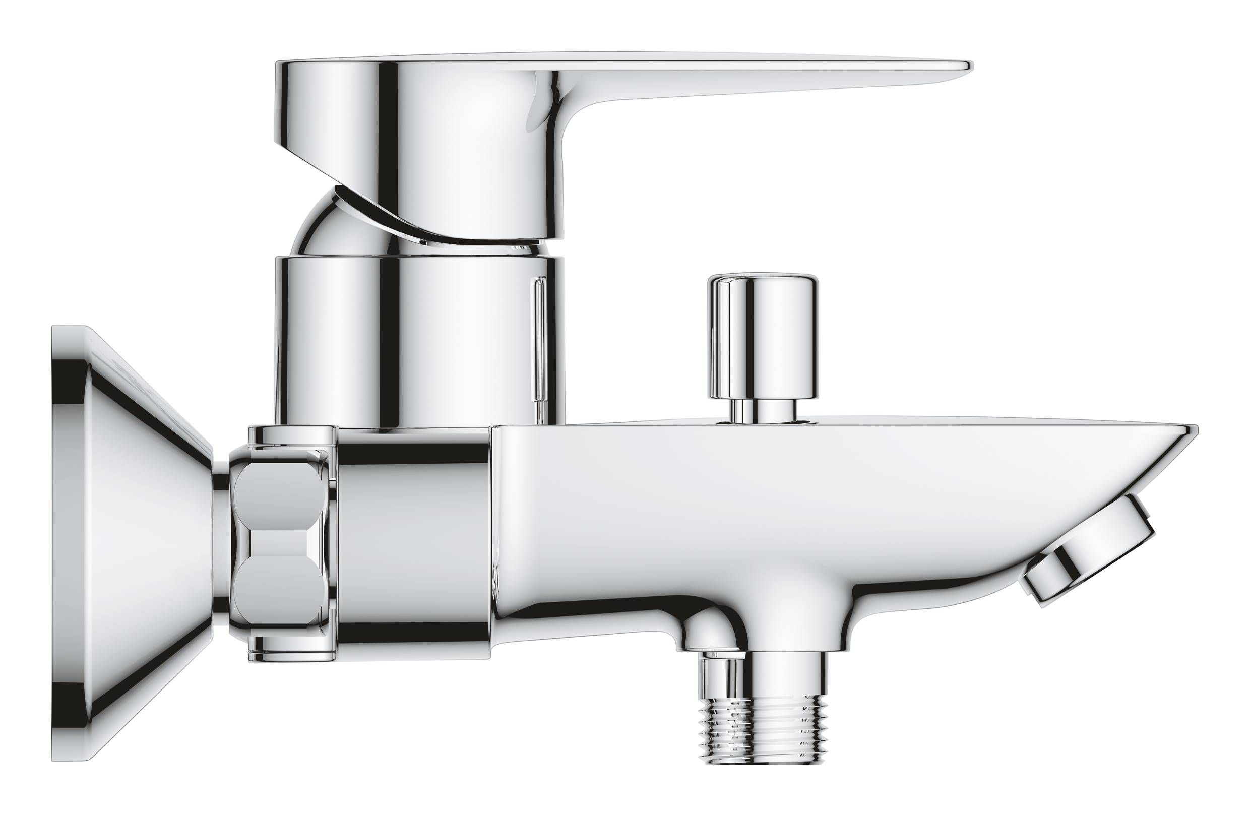 Смеситель для ванны с душем  GROHE START EDGE 24198001 (хром, L-16,6), шт Смеситель для ванны с душем  GROHE START EDGE 24198001 (хром, L-16,6), шт