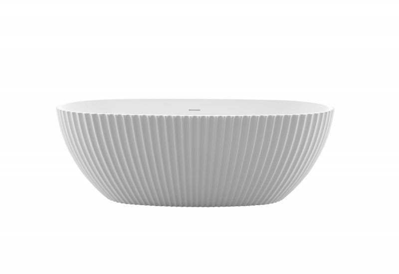 Ванна из искусственного камня Solid Surface 1700x800x560, CEZARES CZR-BELLAGIO-170-80-56-SSB, артикул CZR-BELLAGIO-170-80-56-SSB