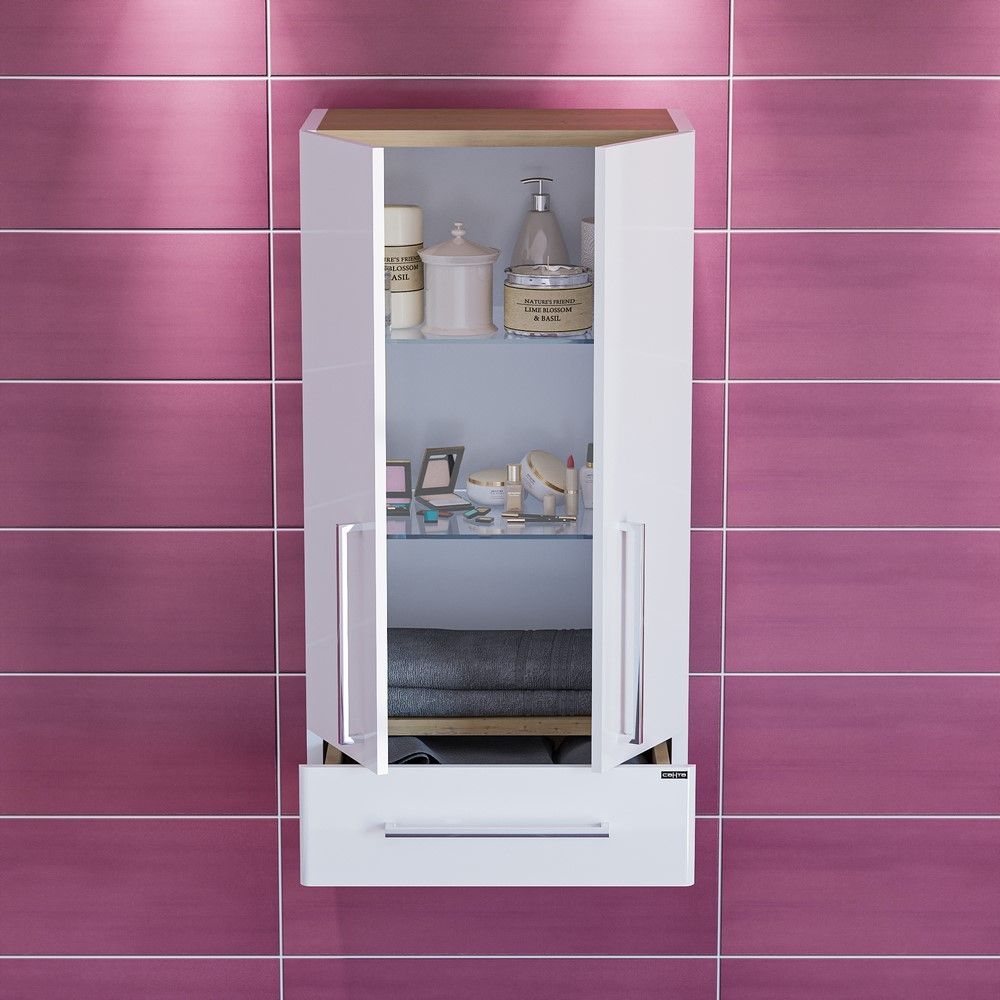 Шкаф СаНта Вегас 48 х 90 см 426003 подвесной над стиральной машиной