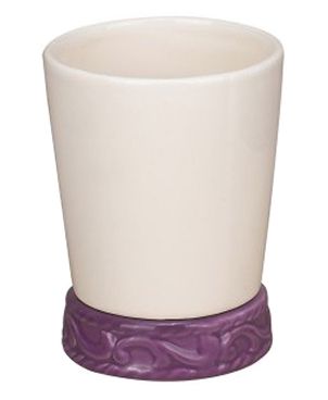 Стакан для зубных щеток Fixsen Navy FX-A237-P1-3 Фиолетовый Белый