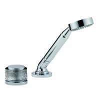 THG PARADISE Смеситель на борт ванны, на 2 отверстия, прогрессивный, с ручным душем, без излива, цвет хром