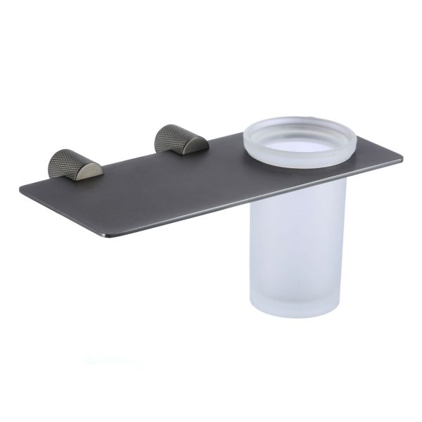 Стакан для ванной комнаты Savol S-002158Q, графит