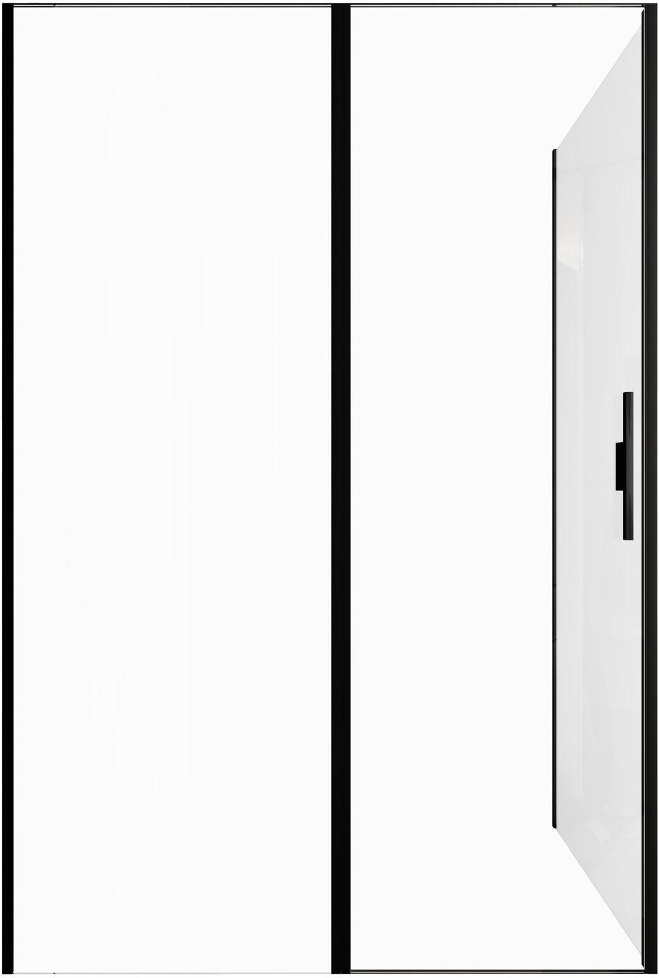 Душевой уголок Allen Brau Priority 140x90 3.31012.BBA + 3.31018.BBA черный браш