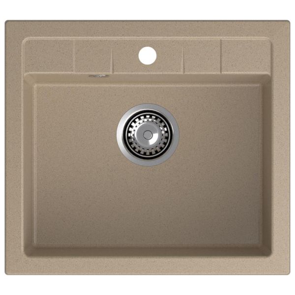 Кухонная мойка GranFest QUADRO 561, песочный