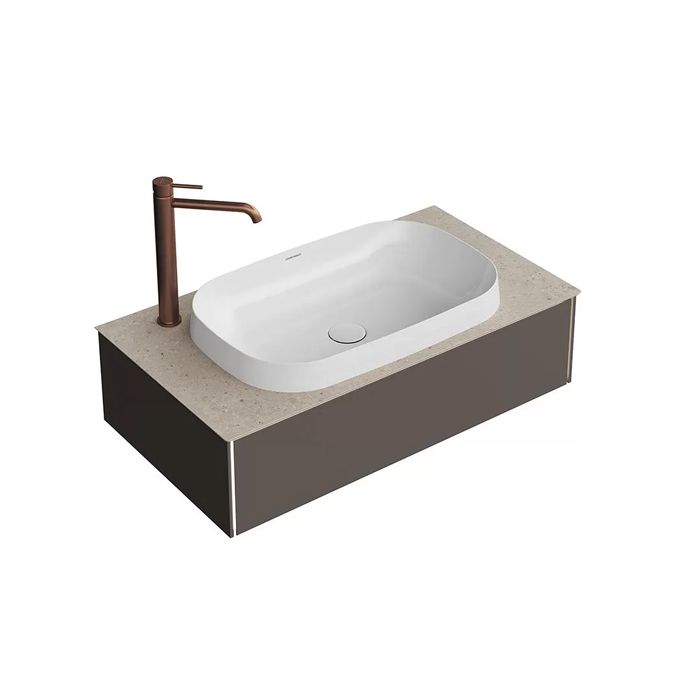 Тумба MAGICA подвесная 90, 1 ящик, вечерний серый матовый