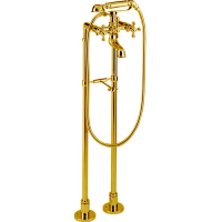 CISAL Arcana Напольный смеситель для ванны с душевым комплектом, цвет золото