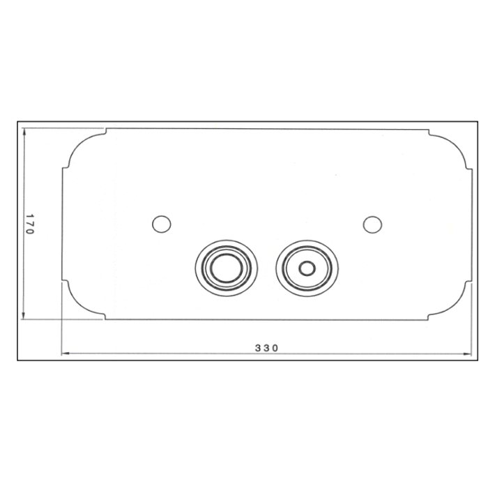 Nicolazzi Complementi Клавиша смыва, цвет: тёмная бронза