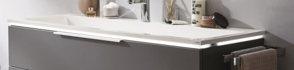 Puris Star Line, столешница с сенсорным выключением света 900 мм