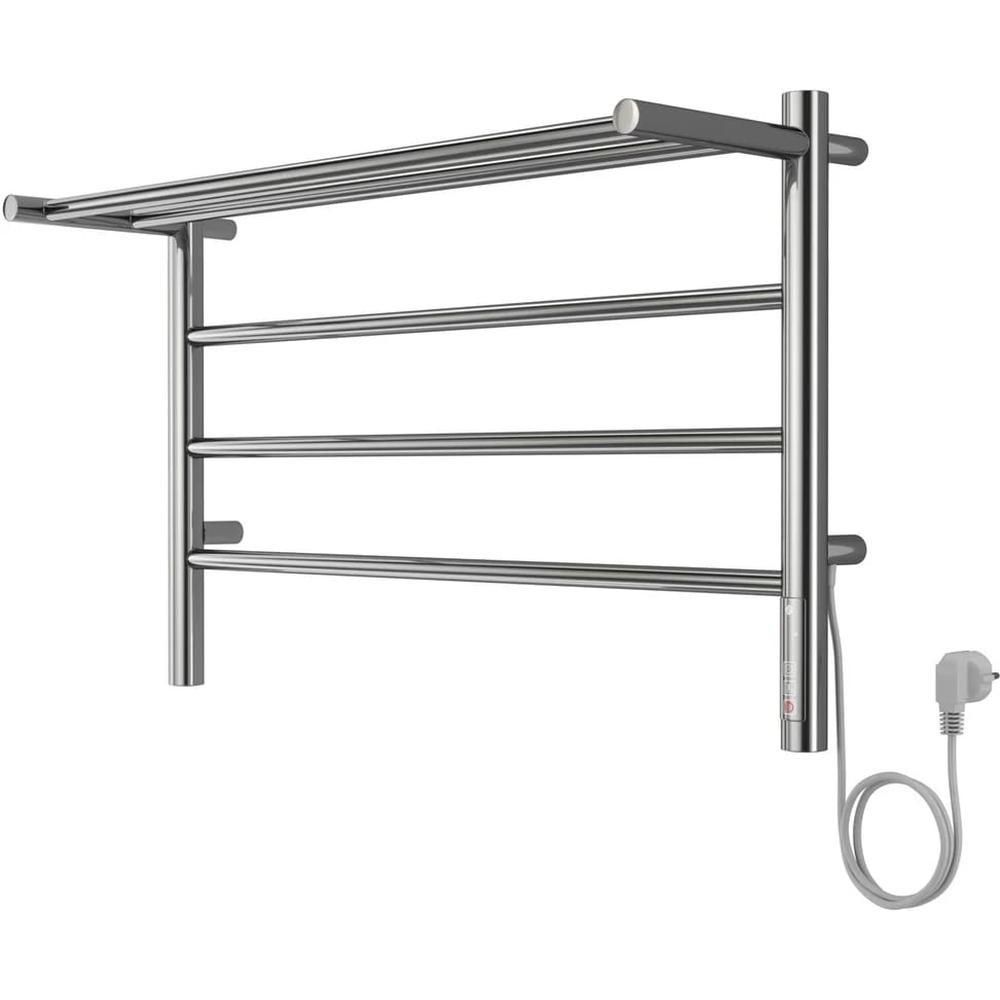 Полотенцесушитель электрический с полкой Terminus Аврора П4 70х45, артикул 4670078554611