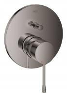 Смеситель однорычажный для ванны GROHE Essence, круглая розетка, темный графит глянец (24058A01) Смеситель однорычажный для ванны GROHE Essence, круглая розетка, темный графит глянец (24058A01)