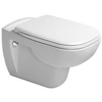 Унитаз, Duravit, D-Code, традиционный (с закрытым смывным краем), тип установки-подвесной, ширина, мм-355, глубина, мм-545, высота, мм-340, форма чаши-прямоугольная, выпуск-горизонтальный, материал-керамика, сиденье-необходимо заказать, без креплений, цве