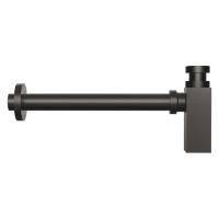 Gessi Eleganza Сифон для раковины квадратный, под донный клапан, цвет: Black Metal Brushed PVD Gessi Eleganza Сифон для раковины квадратный, под донный клапан, цвет: Black Metal Brushed PVD