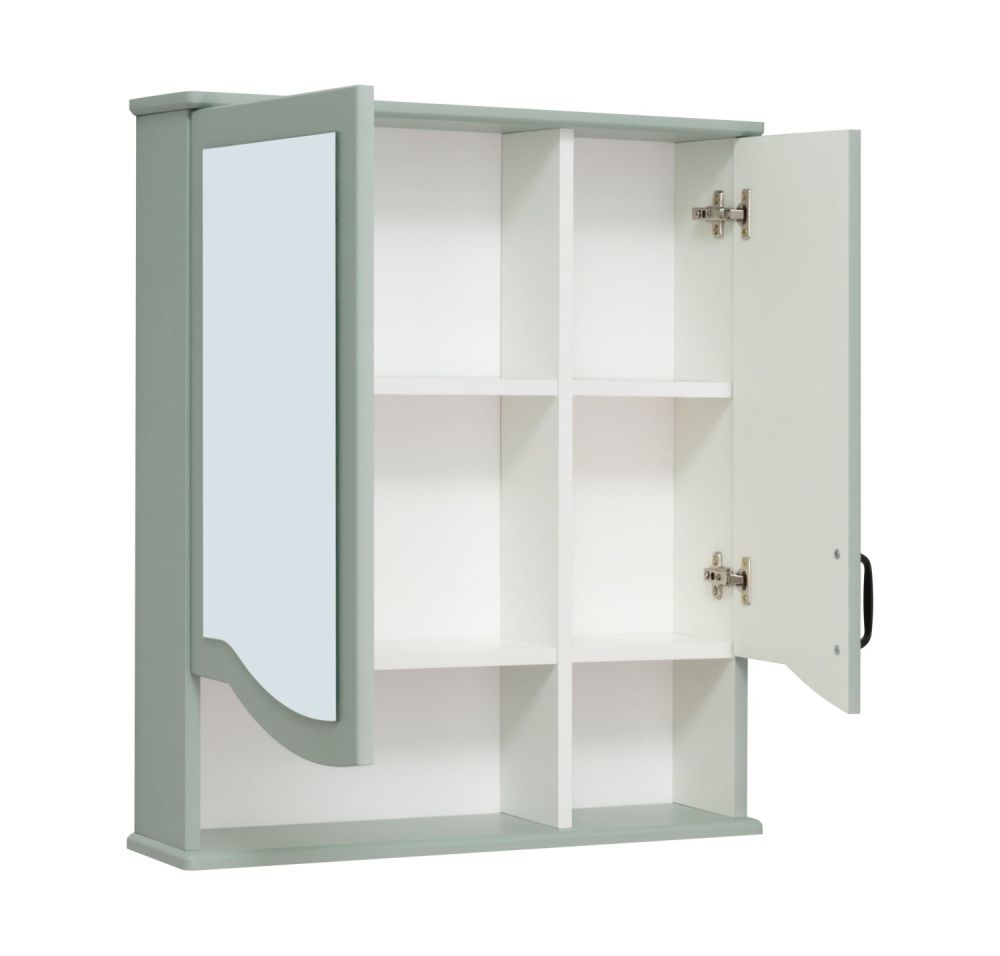 Зеркальный шкаф Runo мята Марсель 65 (00-00001219), артикул 00-00001219