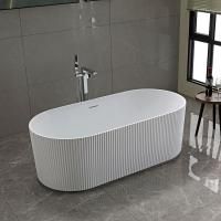 Ванны Vincea Ванна акриловая Vincea VBT-426-1700MW 1700*800*580, белый мат., щелевой перелив, слив белый,