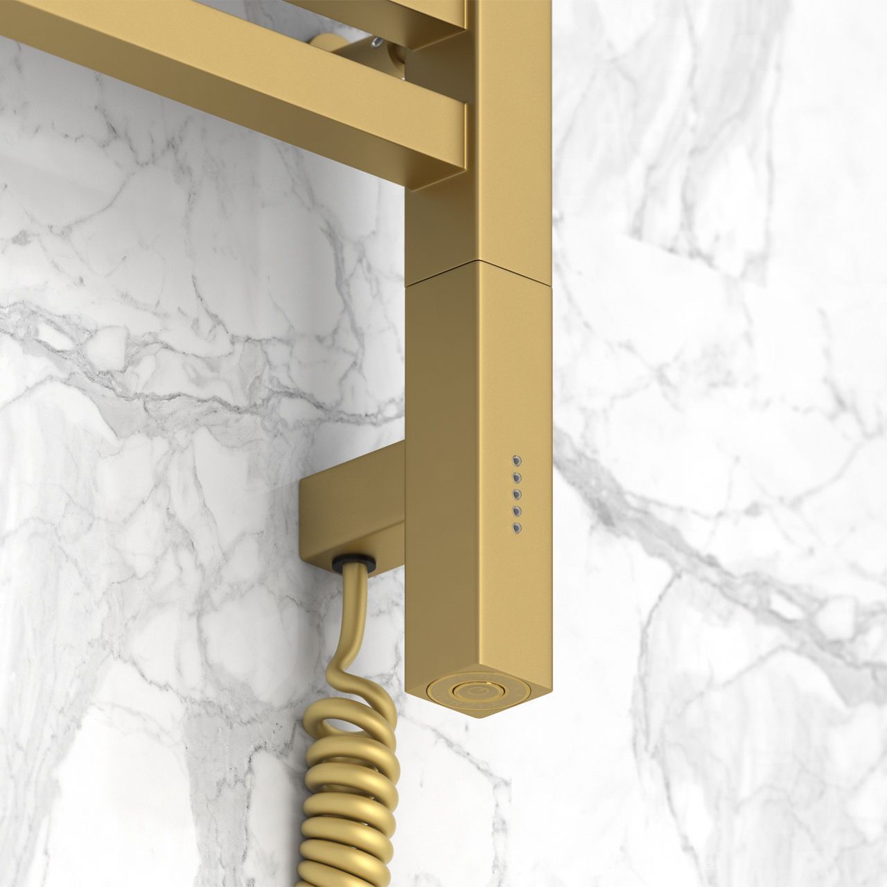 Полотенцесушитель электрический "МОДУС 3.0" 1000х300 / МЭМ правый (Матовое золото)