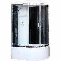 Душевая кабина Royal Bath RB 8120BK6-BT-CH (черное/прозрачное) левая Душевая кабина Royal Bath RB 8120BK6-BT-CH (черное/прозрачное) левая