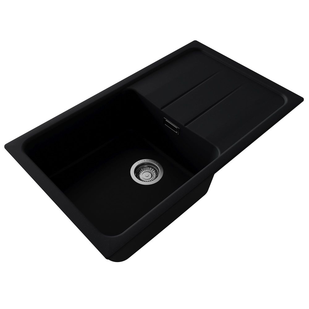 Кухонная мойка Florentina СПЕЦИЯ 17.060.D0860.102, черный, артикул 17.060.D0860.102