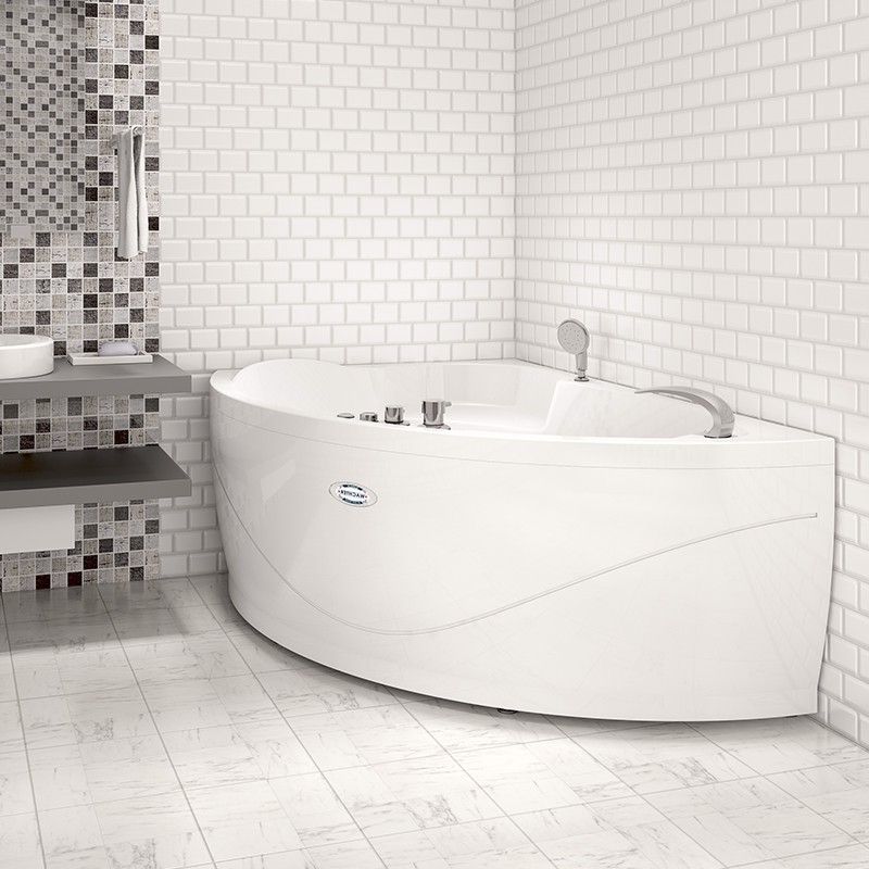 Акриловая ванна Radomir Vannesa Алари 168x120 L 2-01-0-1-1-218 Белая без гидромассажа