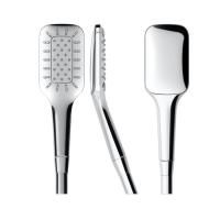 Ручной душ, Laufen, City, размер душевого диска, мм-73*100, форма-прямоугольная, количество режимов-1, материал-металл, цвет-хром