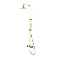 Термостатическая душевая система наружного монтажа WHITECROSS Y Y1254GL (золото)