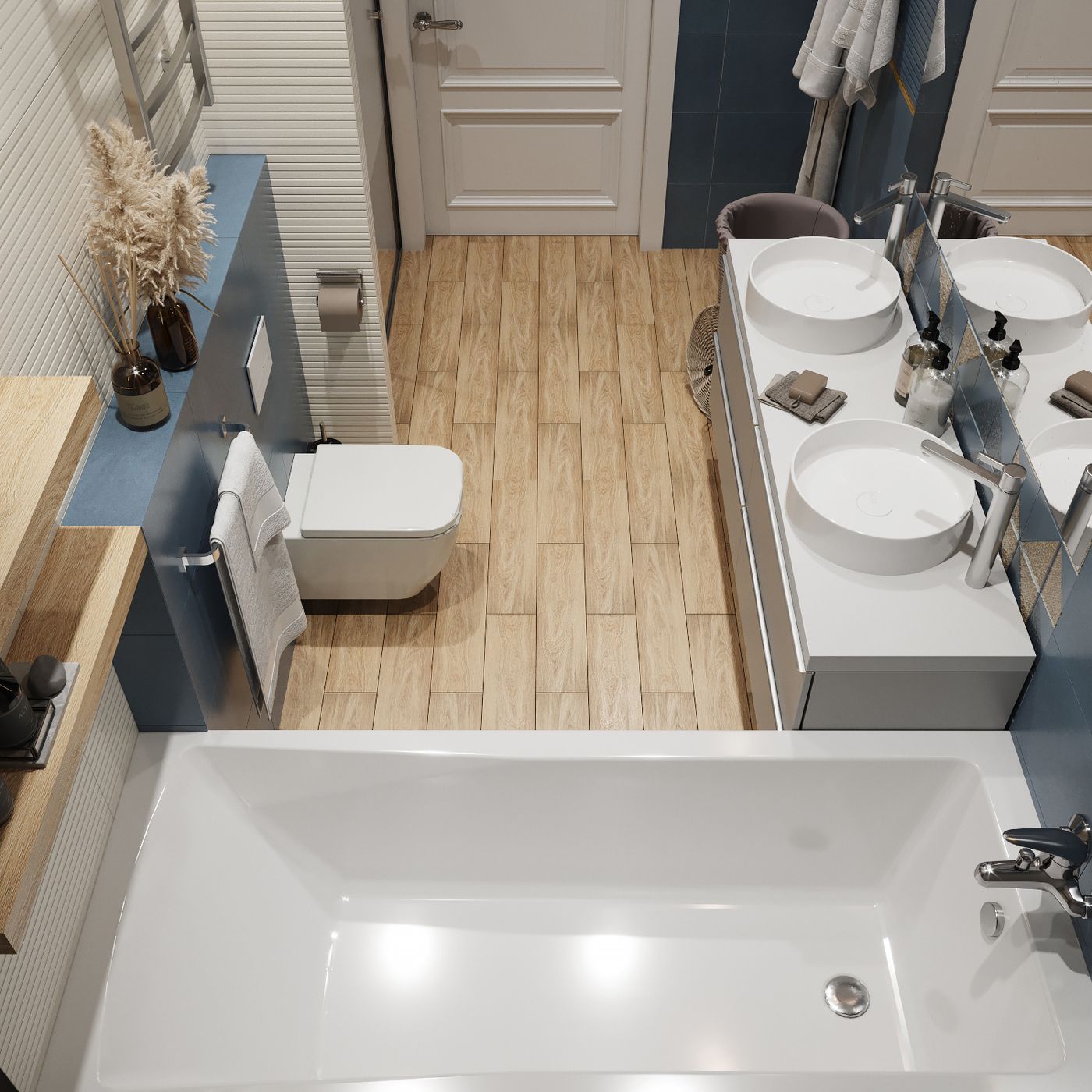 Комплект 2 в 1 Lavinia Boho One S1-37010070, акриловая ванна 170x70 см, металлический каркас с монтажным набором