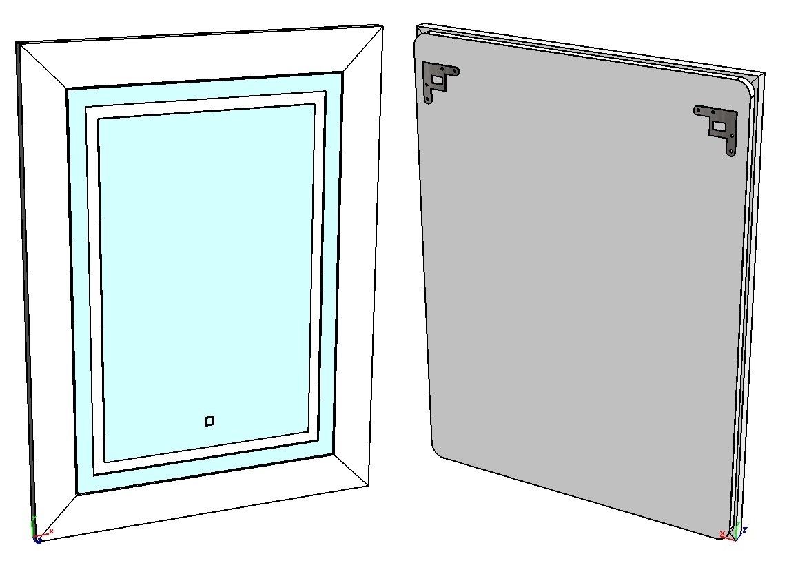 Зеркало LED "Классика 610*810", сенсор Зеркало LED "Классика 610*810", сенсор