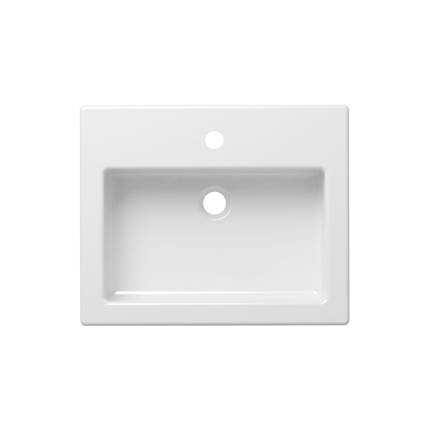 Комплект 4 в 1 Lavinia Boho Bathroom Sink 21510455, накладная фарфоровая раковина 50.5 см, смеситель с донным клапаном, латунный сифон, угловые вентили 2 шт.