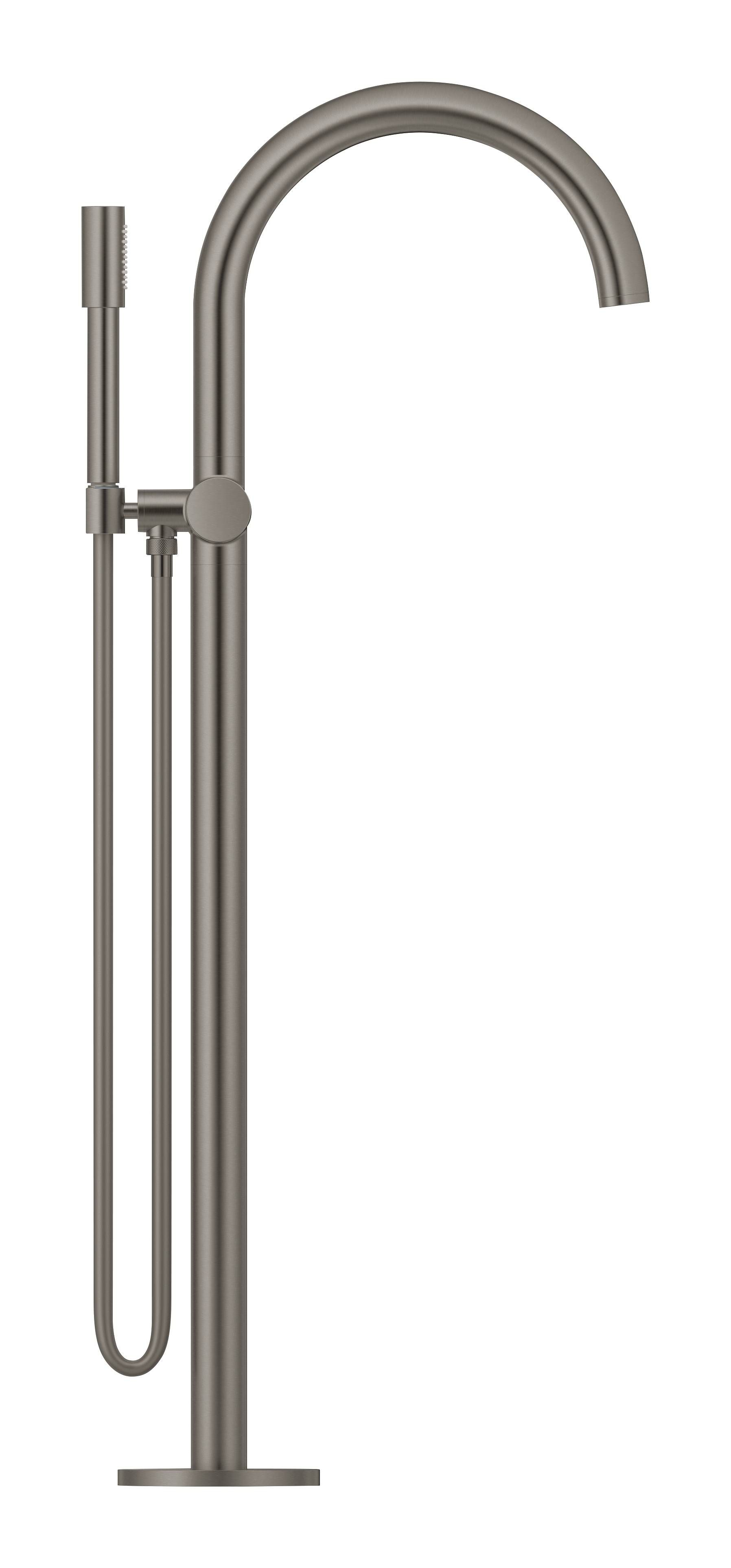 Внешняя часть смесителя для ванны GROHE Atrio New с ручным душем, свободностоящий, темный графит матовый(32653AL3) Внешняя часть смесителя для ванны GROHE Atrio New с ручным душем, свободностоящий, темный графит матовый(32653AL3)