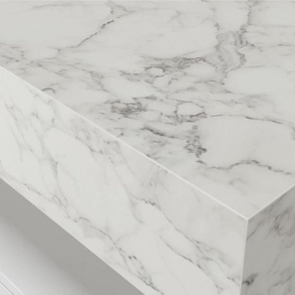 Столешница Velvex Unit 160, белый мрамор