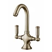 Bossini Liberty Смеситель для раковины на 1 отв., с поворотным изливом и заглушкой 1”1/4, цвет: никель матовый Bossini Liberty Смеситель для раковины на 1 отв., с поворотным изливом и заглушкой 1”1/4, цвет: никель матовый